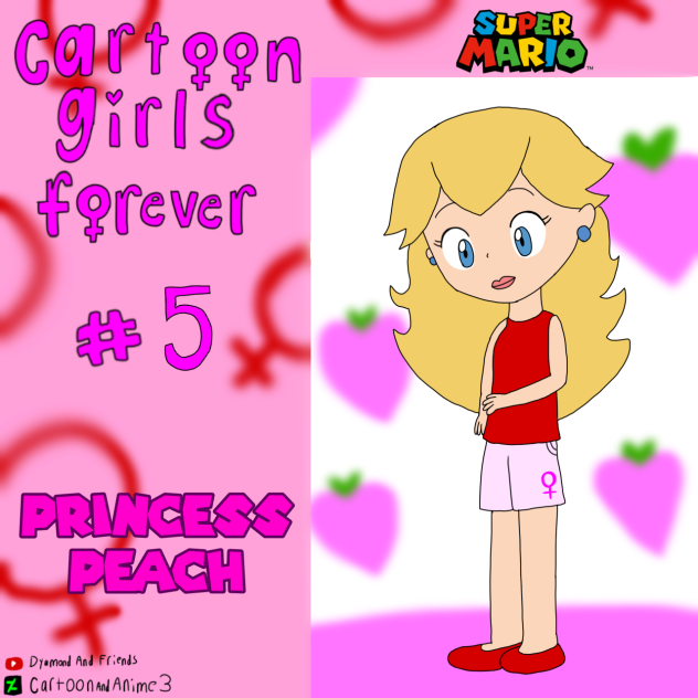Cartoon Girls Forever #5 - Peach