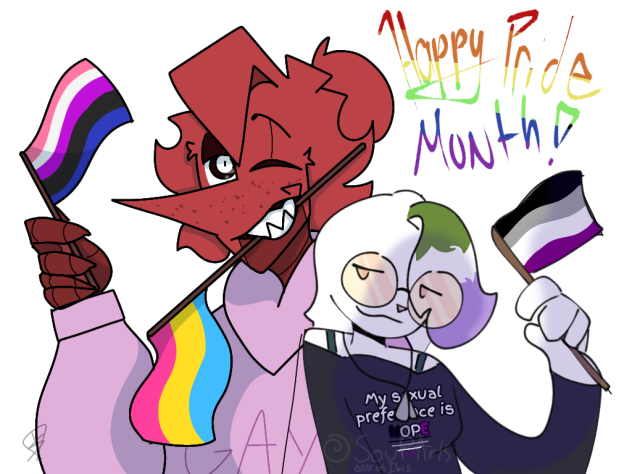 Pride Month Collab W salad !! - ibisPaint
