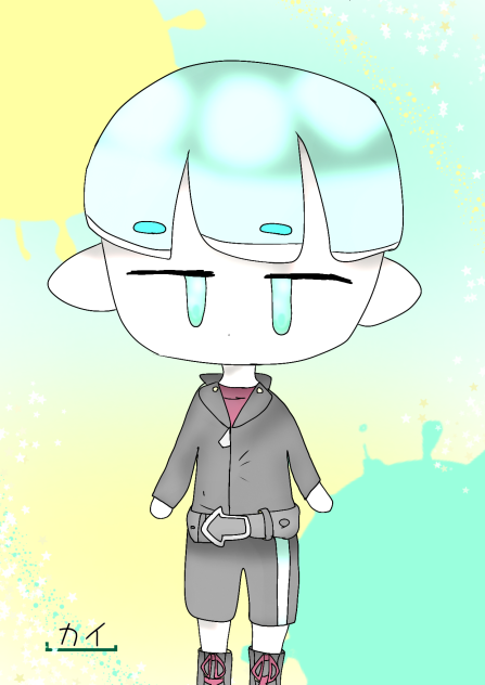 カイくん描きます