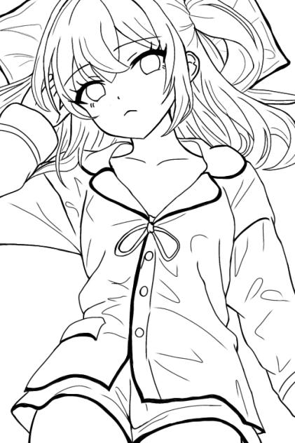 線画 ＊ 塗ってください ［40］