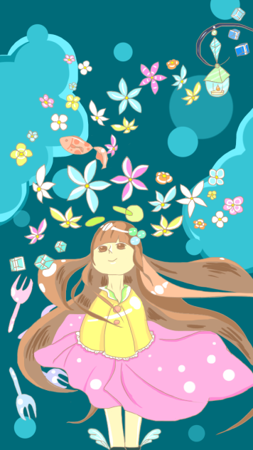 描いた。