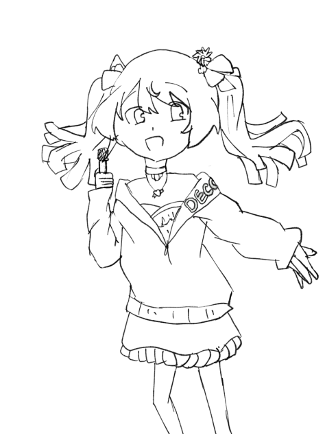 愛言葉iii   線画