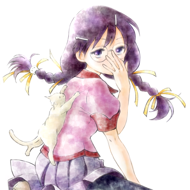 化物語羽川翼ちゃんファンアートその2。