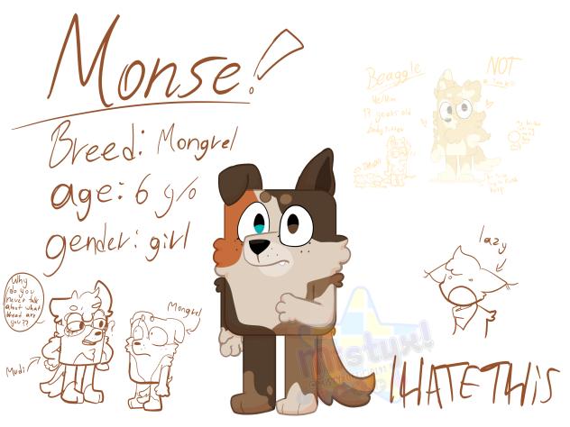 MONSE BLUEY OC
