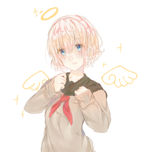 フリーアイコン(天使ちゃん)