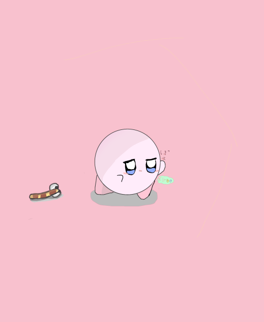 カービィは毛虫が嫌い🐛（´◕ д ◕｀）