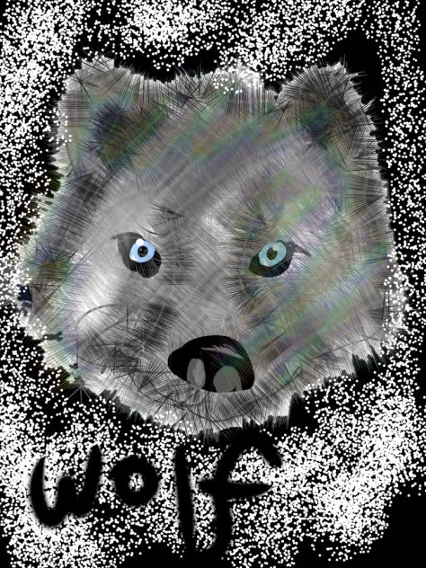 The wolf - ibisPaint