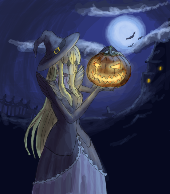 Lanky lady loves Halloween 🎃