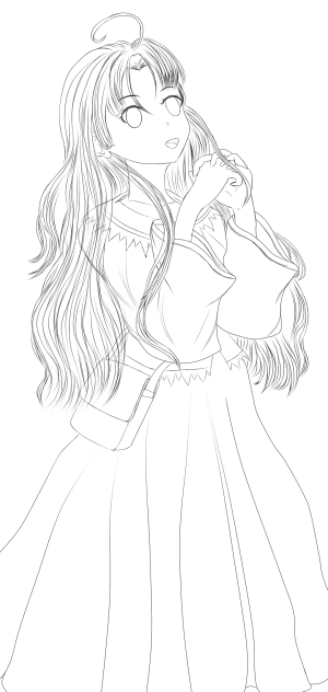 Asia(Coloring Page)