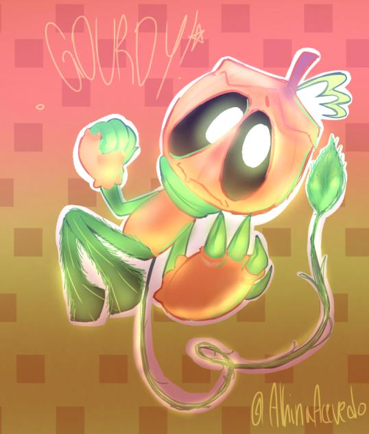 Gourdy the pumpkin!