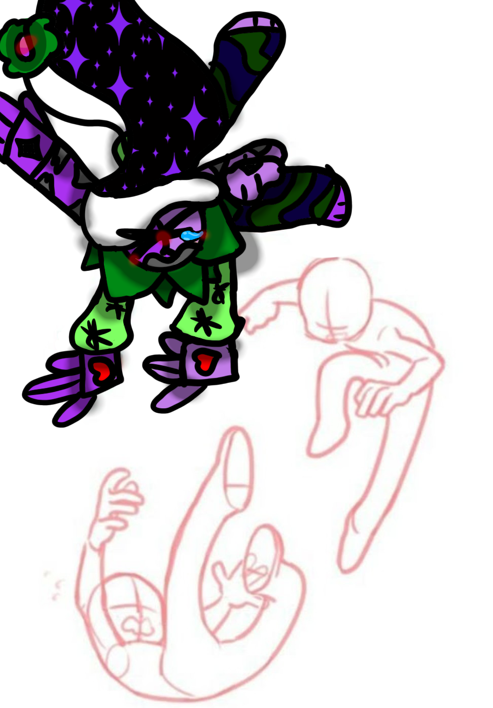 falling collab bc I got bored again - ibisPaint