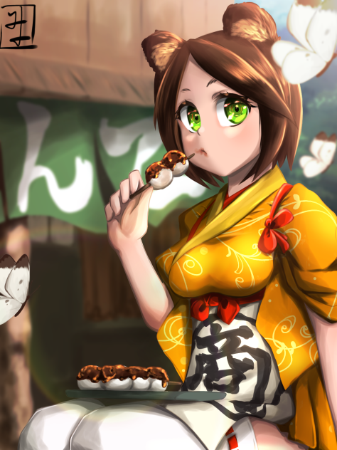 茶屋で一服です♪