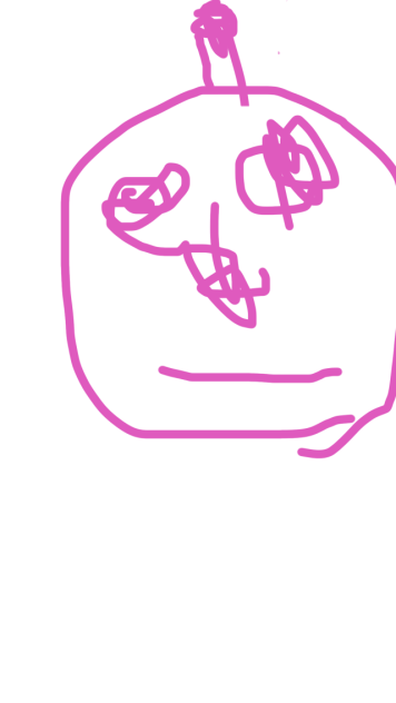 2歳の子が描いたドキンちゃん