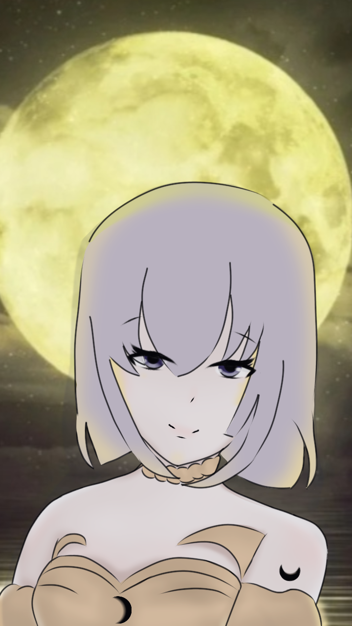 ° it's full moon tonight ° - ibisPaint