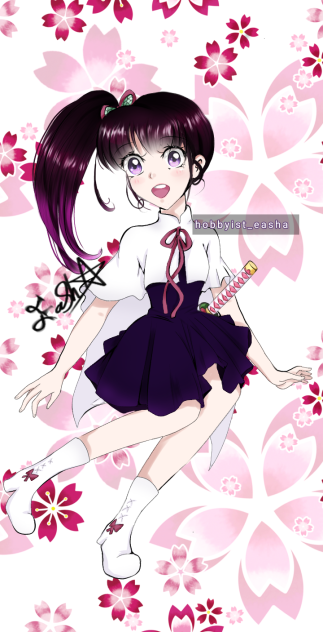 Demon slayer kanao fan-art