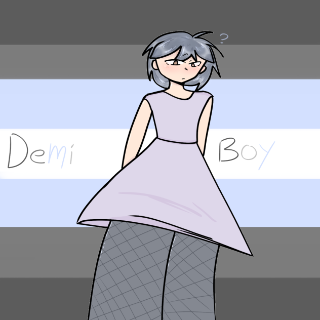 Demiboy 🖤🩶🩵🤍🩵🩶🖤