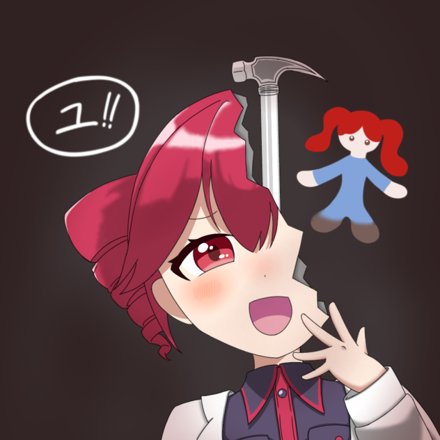 顔が鈍器になっちゃうヨ