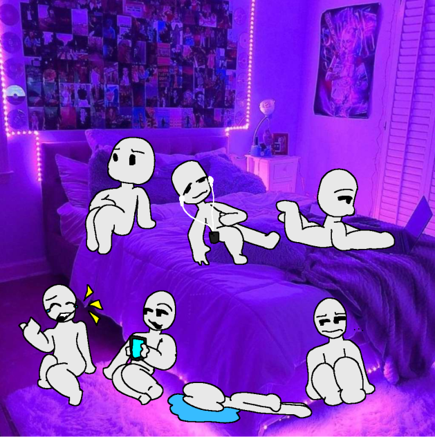 Chilling collab 🌼🌸