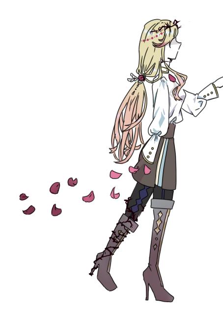 枯れ木に花を