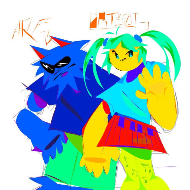 Old gacha oc redesigns, Arf and SRT30T