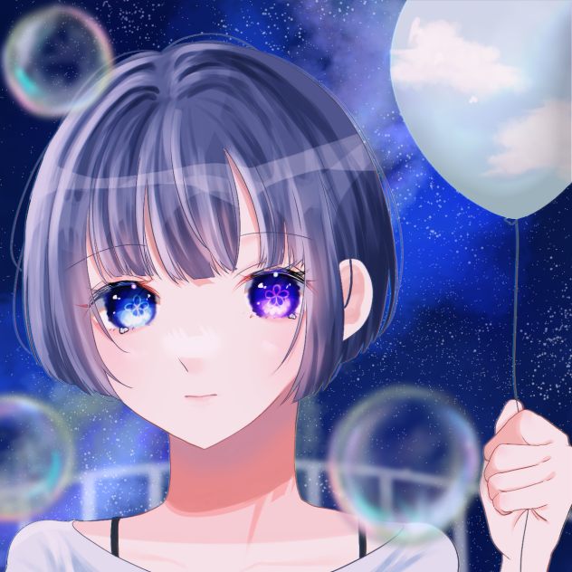 星空の中の