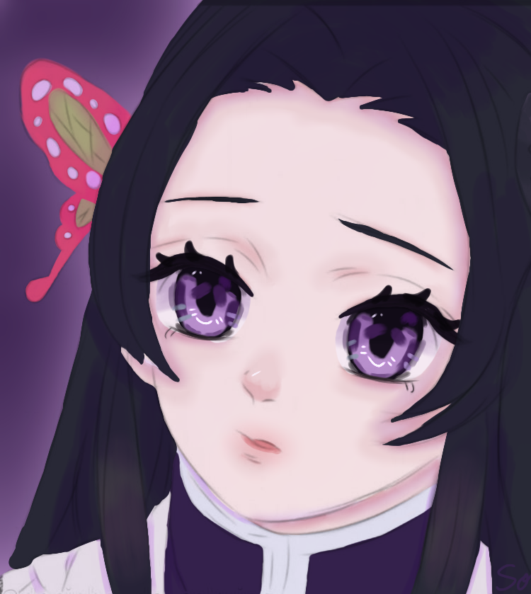 Kanae Kocho from manga panel(Collab!) - ibisPaint