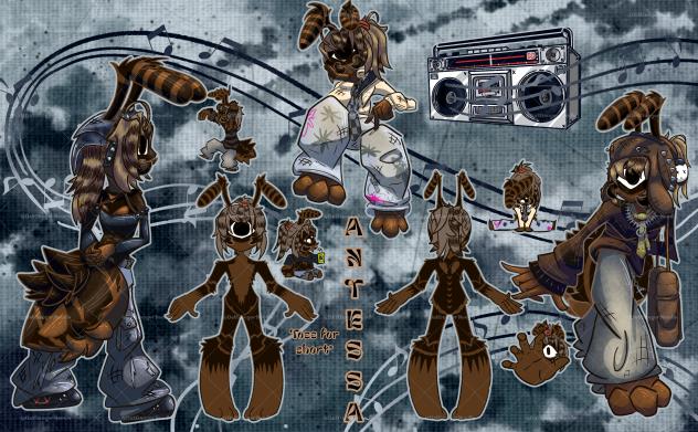 Antessa reference sheet