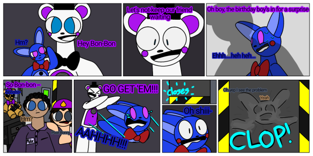 Bon Bon and Funtime Freddy