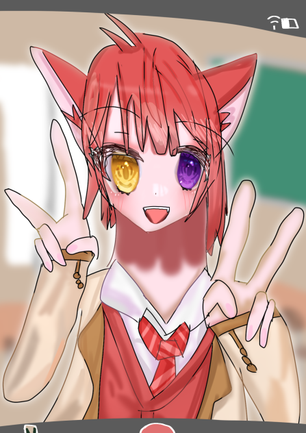 ダブルピース莉犬くん