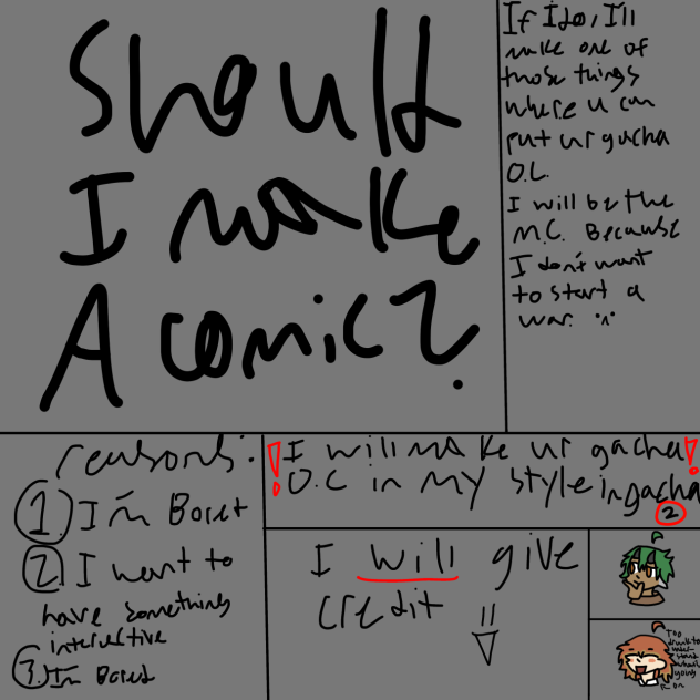 Should I make a comic