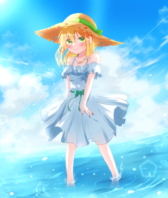 夏のアテネちゃん