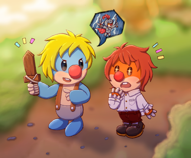 First meeting 摩爾莊園 摩尔庄园 瑞琪&捷克