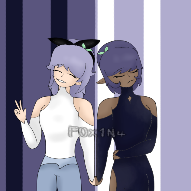 Lavender twins 🪻🌌