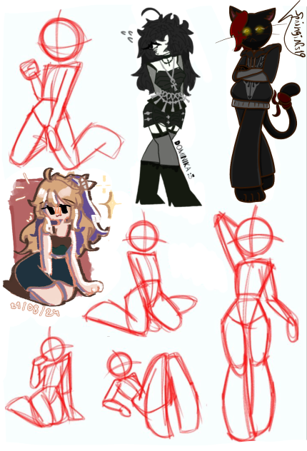female pose collab