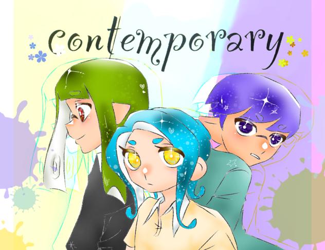 contemporary 塗り絵