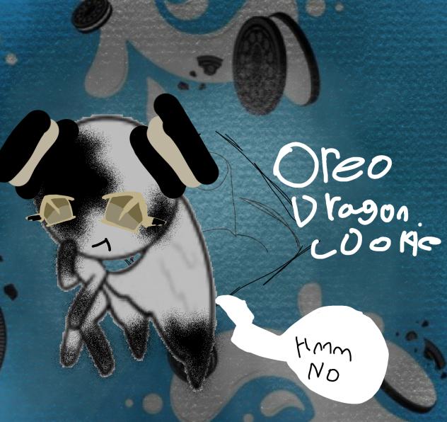 Oreo dragon cookie