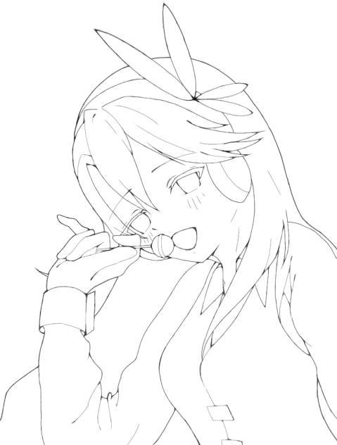 アカメが斬る　チェルシー　線画