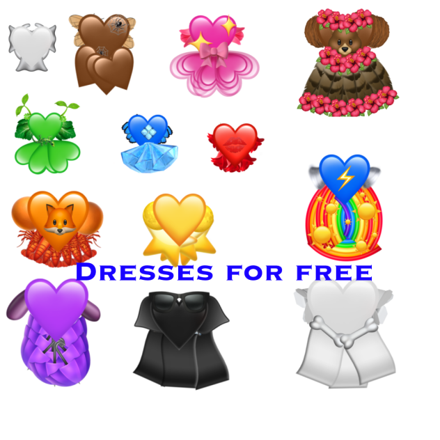 Cat emoji dresses - ibisPaint