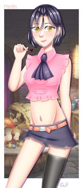 Mascot Girl ''Merlin''