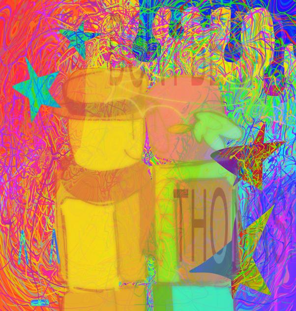 Thomas and Skittles fanart[BRIGHT COLORS