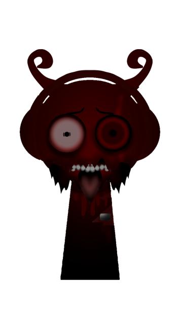 Custom Horror Sprunki Oc (Dark Red)