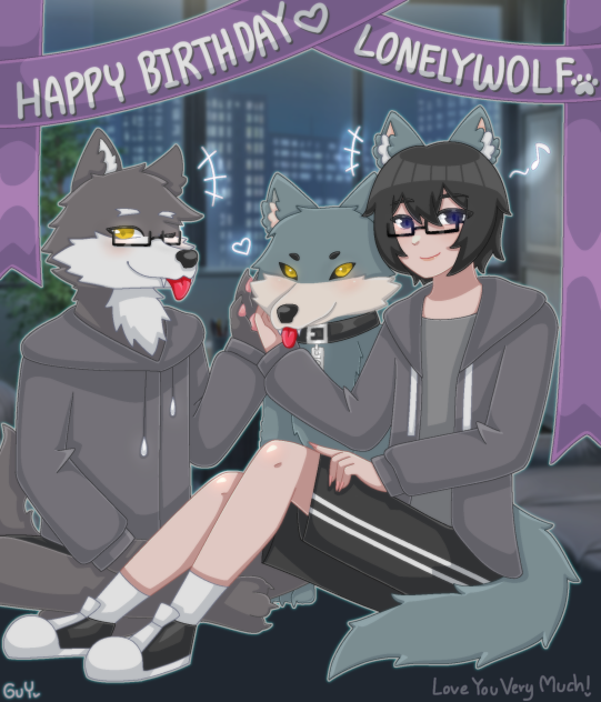 Happy birthday to my lovely wolf 🐺❤️