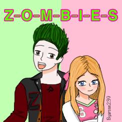 Disney Zombies Zed and Addison - ibisPaint
