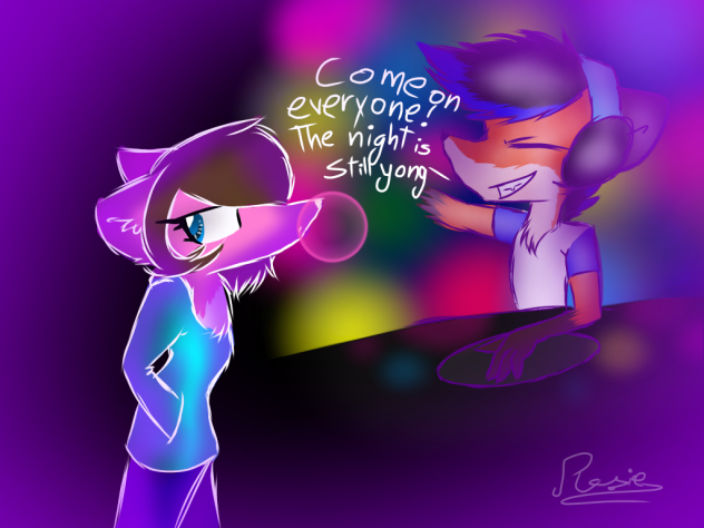 let's party all night - ibisPaint