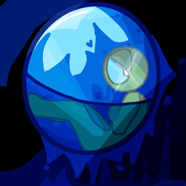 The blue Capsule