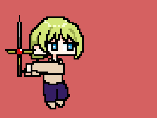 太り気味な剣士