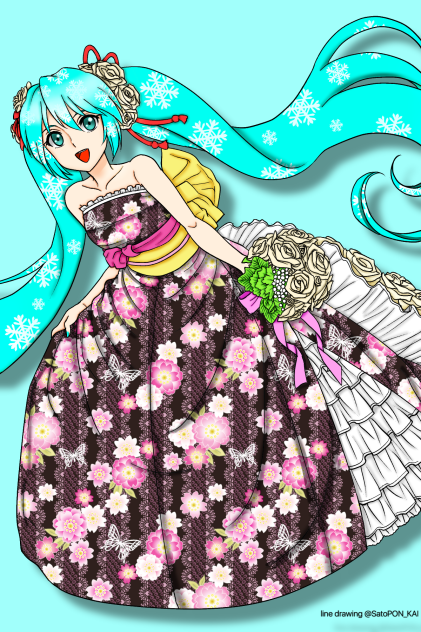 塗らせて頂きました【オリエンタル和装】