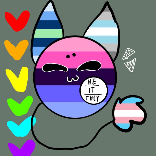 My pride ball🏳️‍⚧️🏳️‍🌈