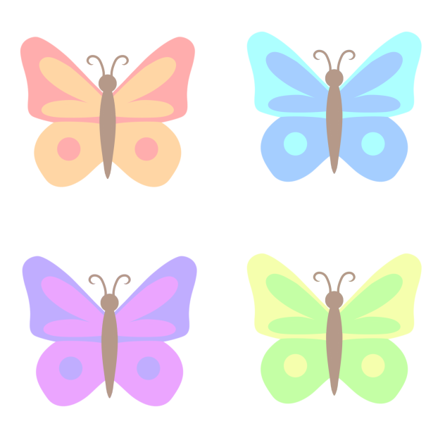 Butterfly stickers