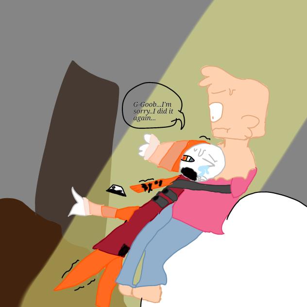 Angryhugs art and also Tw implied sh